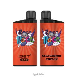 barra IGET bar sale sin nicotina 3500 inhalaciones R2H0R395 hielo de fresa y kiwi