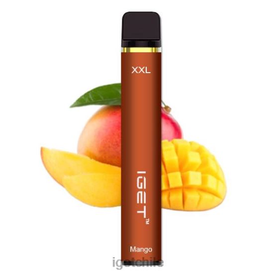 IGET vape xxl - 1800 inhalaciones R2H0R433 mango