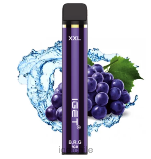 IGET vape Chile xxl - 1800 inhalaciones R2H0R458 b.r.g hielo