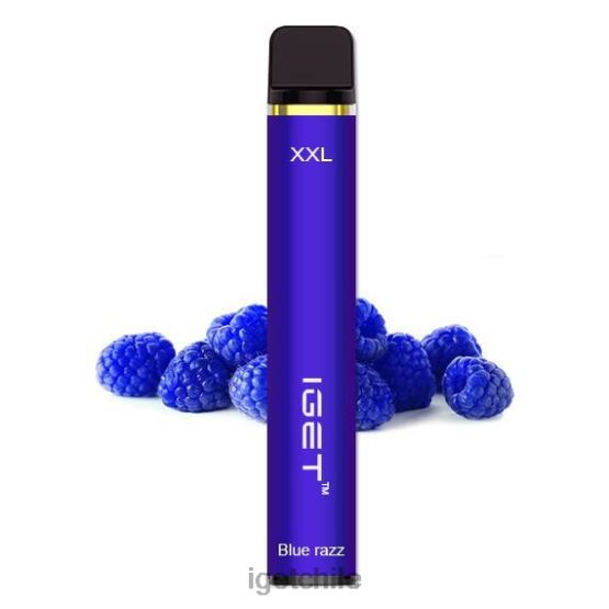 IGET bar xxl - 1800 inhalaciones R2H0R459 Razz azul