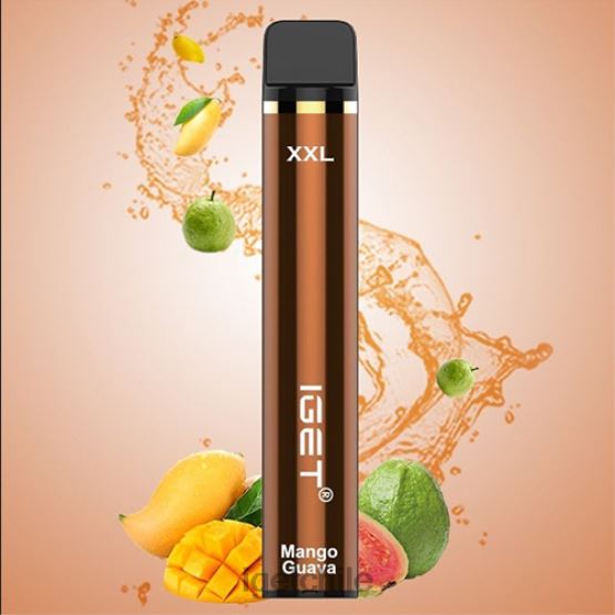 IGET vape Chile xxl - 1800 inhalaciones R2H0R492 mango guayaba