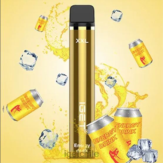 IGET vape sale xxl - 1800 inhalaciones R2H0R513 bebida energética