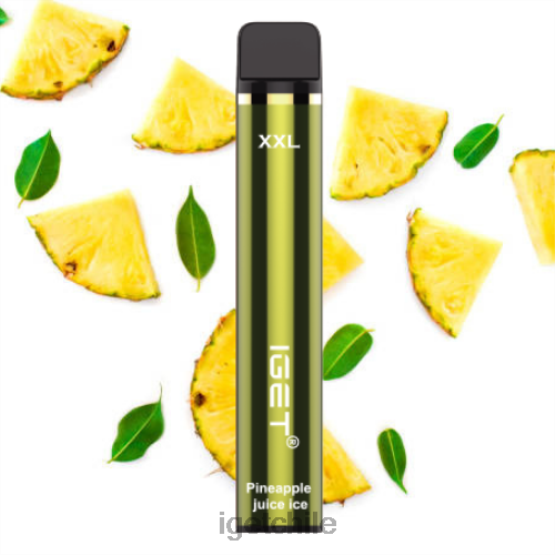 IGET online xxl - 1800 inhalaciones R2H0R588 hielo de jugo de piña