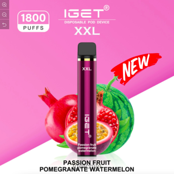 IGET bar xxl - 1800 inhalaciones R2H0R664 sandía granada maracuyá