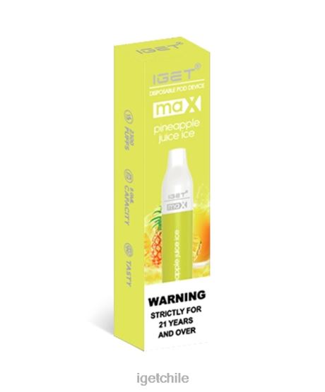 IGET vape máximo R2H0R88 hielo de jugo de piña