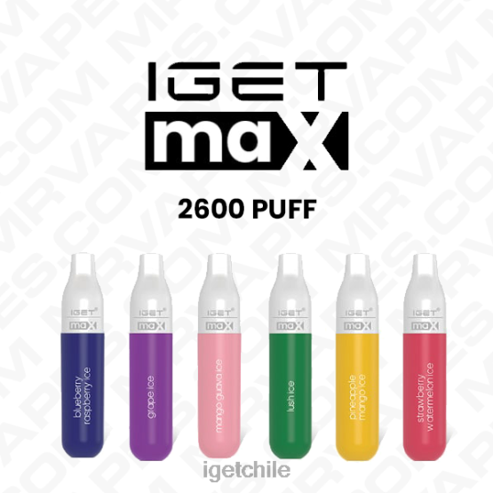 Vape desechable IGET vape online max al por mayor (2300 inhalaciones) R2H0R622