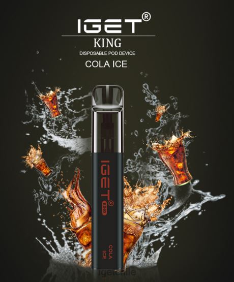 rey IGET vape Chile - 2600 inhalaciones R2H0R451 hielo de cola