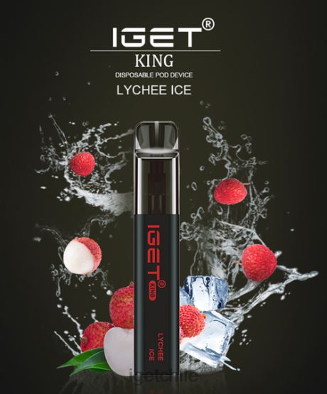 rey IGET vape - 2600 inhalaciones R2H0R490 hielo de lichi