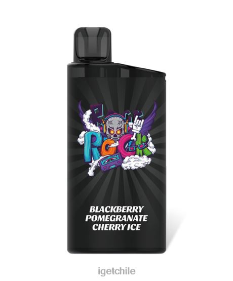 barra de IGET vape Chile R2H0R150 mora granada cereza hielo