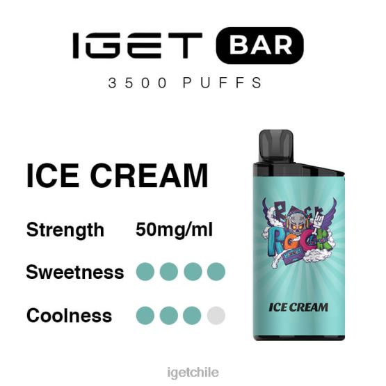 barra IGET vape online 3500 inhalaciones R2H0R294 helado