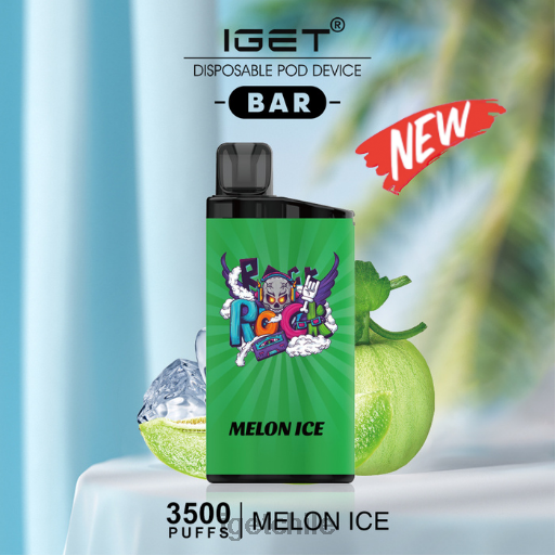 barra IGET sale - 3500 inhalaciones R2H0R448 hielo de melón