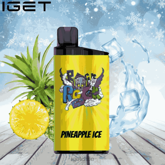 barra IGET vape Chile - 3500 inhalaciones R2H0R523 hielo de piña