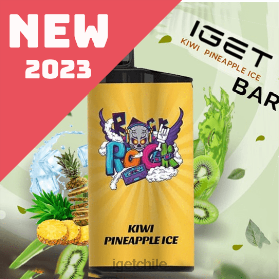 barra IGET online - 3500 inhalaciones R2H0R571 hielo de kiwi y piña