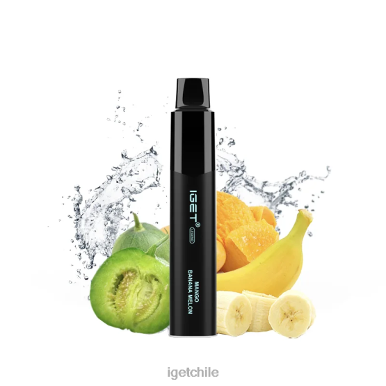 IGET vape Chile Legend 4000 bocanadas. R2H0R350 mango plátano melón