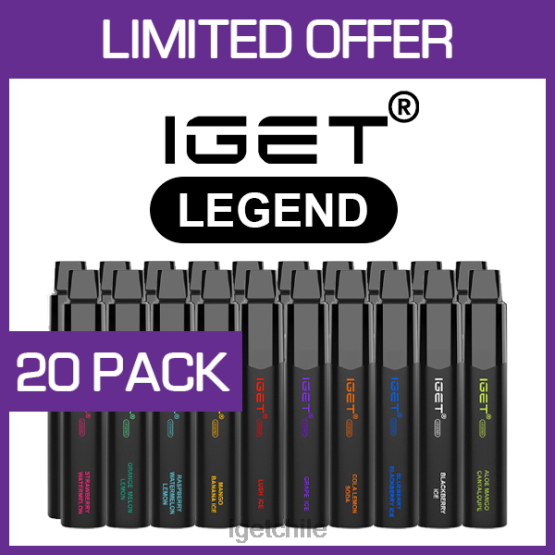 IGET sale legend - 4000 inhalaciones - paquete de 20 R2H0R532