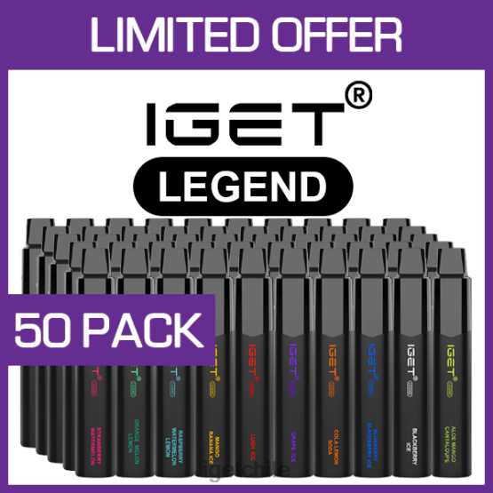 IGET bar sale legend - 4000 inhalaciones - paquete de 50 R2H0R531