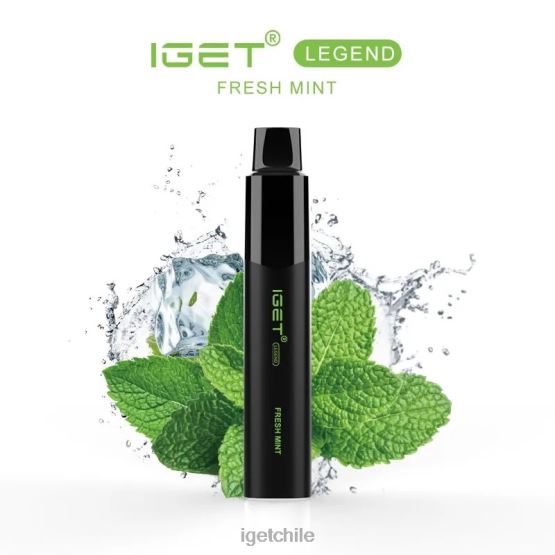 leyenda IGET vape Chile - 4000 inhalaciones R2H0R565 hielo de menta fresca