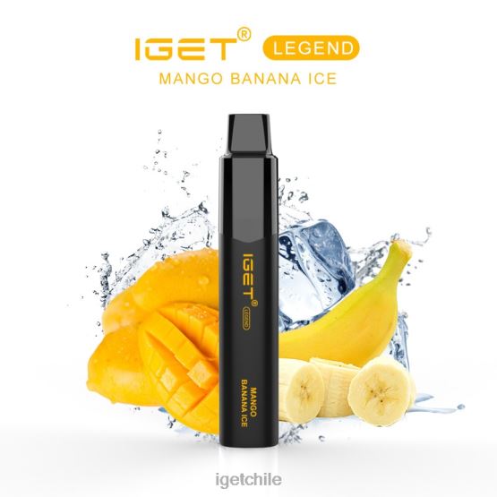 leyenda IGET vape - 4000 inhalaciones R2H0R586 hielo de mango y plátano