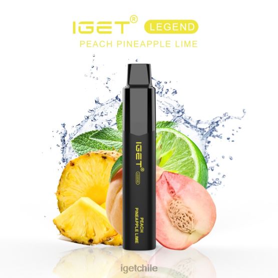 leyenda IGET bar online - 4000 inhalaciones R2H0R617 durazno piña lima