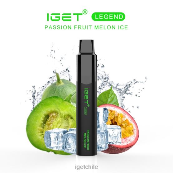 leyenda IGET vape - 4000 inhalaciones R2H0R639 hielo de melón y maracuyá