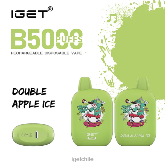 IGET bar sale b5000 R2H0R315 doble hielo de manzana