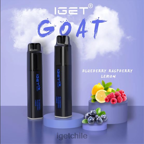 cabra IGET vape - 5000 inhalaciones R2H0R642 arándano frambuesa limón