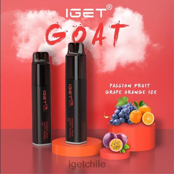 cabra IGET vape sale - 5000 inhalaciones R2H0R657 maracuyá uva naranja hielo