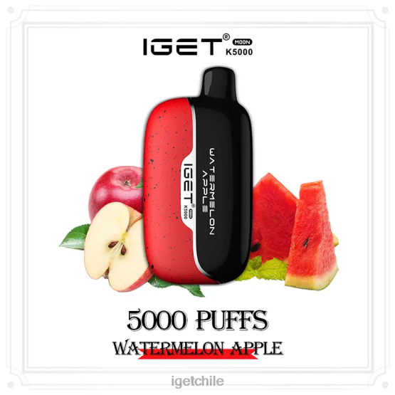 IGET bar luna 5000 inhalaciones R2H0R216 manzana sandia