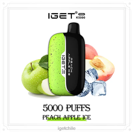 IGET wholesale luna 5000 inhalaciones R2H0R217 hielo de manzana y durazno