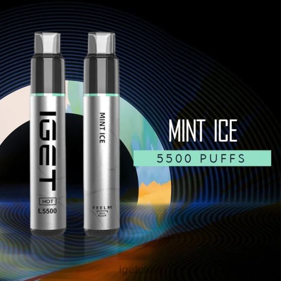 IGET vape Chile calenté - 5500 inhalaciones R2H0R436 hielo de menta