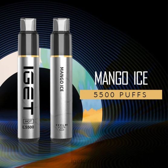 IGET wholesale calenté - 5500 inhalaciones R2H0R446 hielo de mango