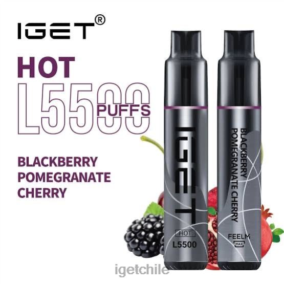 IGET vape calenté - 5500 inhalaciones R2H0R466 Mora