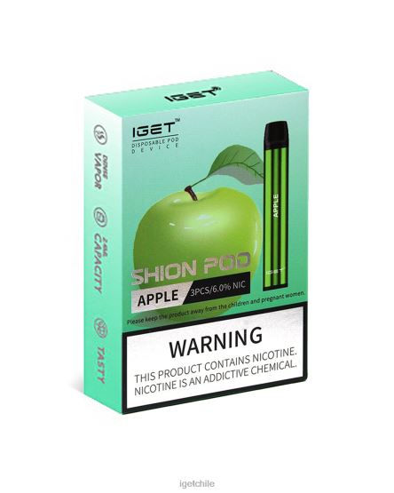 3 x IGET vape sale shion R2H0R1 manzana