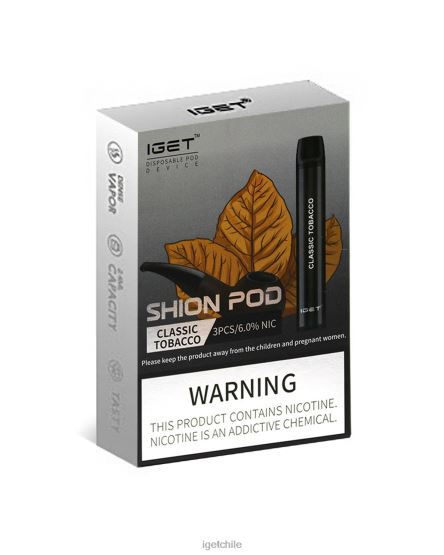 3 x IGET wholesale shion R2H0R9 tabaco clasico