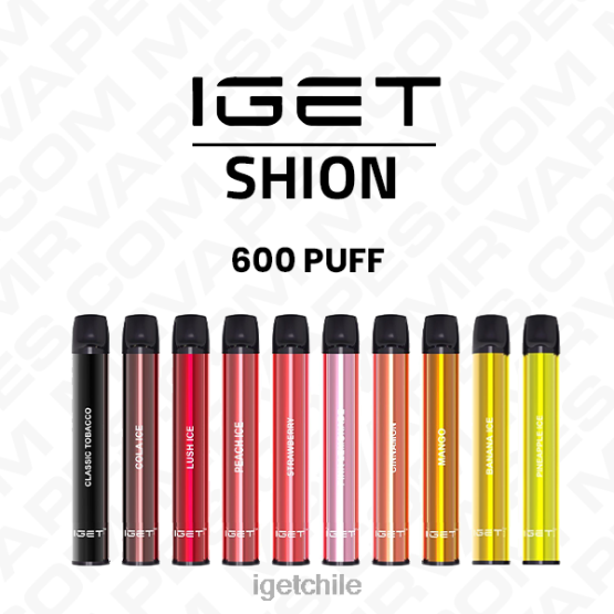 Vape desechable IGET vape online shion al por mayor (600 inhalaciones) R2H0R633