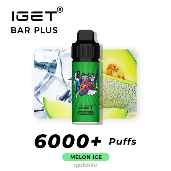 barra IGET online plus 6000 caladas R2H0R250 hielo de melón