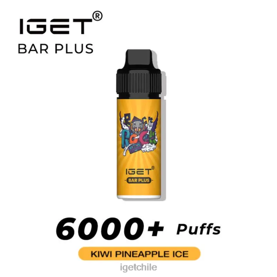 barra IGET bar sale plus - 6000 inhalaciones R2H0R580 kiwi piña